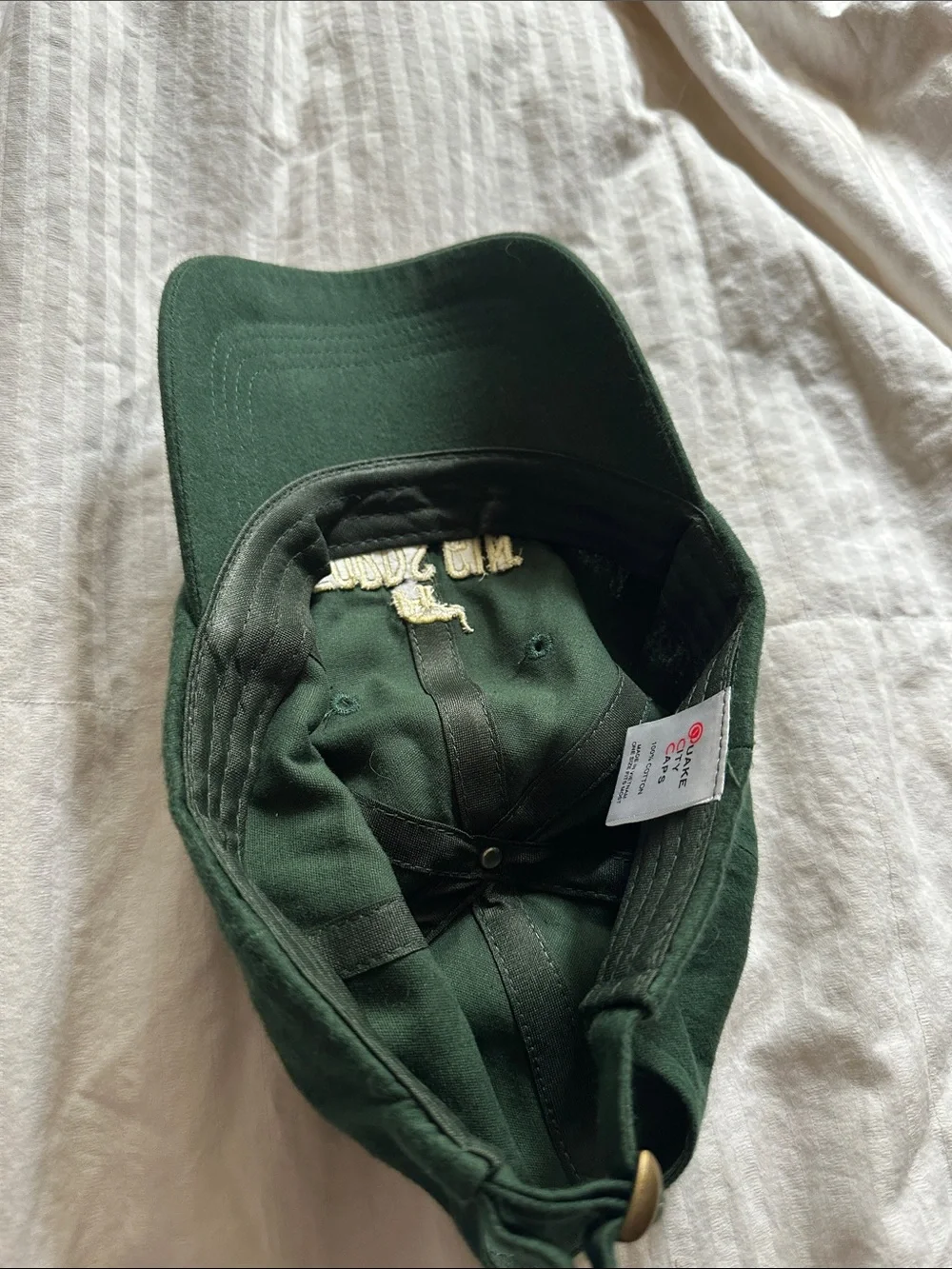 Ford's Gin Embroidered Dark Green Baseball Cap